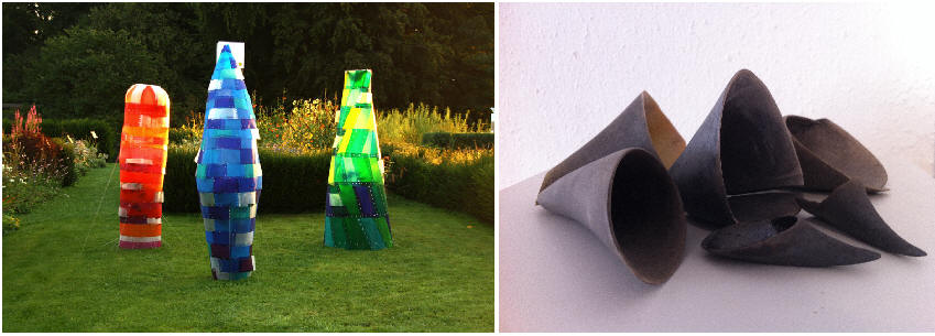 Maria Eitle-Vozar Individuelle Pflanzenh�user 2011 und Installation "Fragmente" 1993