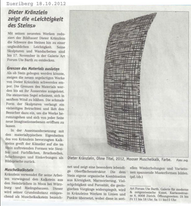 Zriberg 18.10.12 Artikel Andreas Minor - Dieter Krnzlein